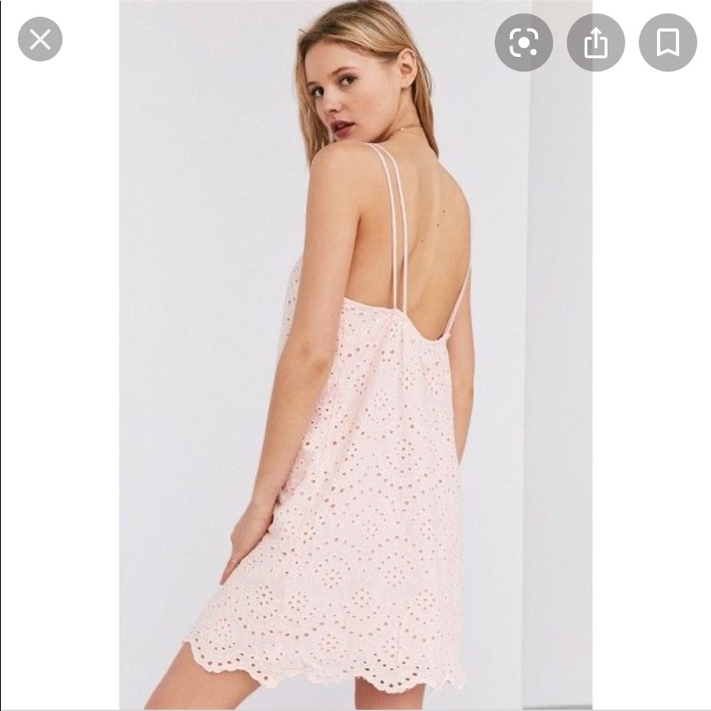 Kimchi Blue Strappy Eyelet shift dress from UO